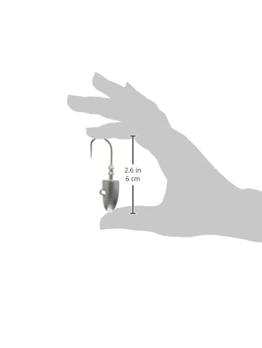 Owner Static Head Jig Head No. 11682 – 1.3 Oz (36g) Heavy Weight Jig For Deep Water & Surf Fishing