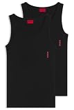 twin pack n play Acabado de alta calidad HUGO Tank Top Twin Pack Camiseta de Tirantes para Hombre, Negro (New - Black1), S