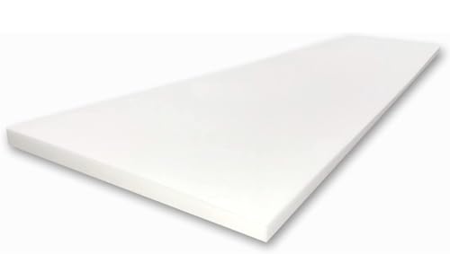 Cloud Loom 2" Height x 24" Width x 72" Length 1.8 Density 44ILD (Firm) Upholstery Foam Cushion Made in USA - Perfect for Chairs, Sofas, Headboards, Packaging, Crafts and DIY Projects.