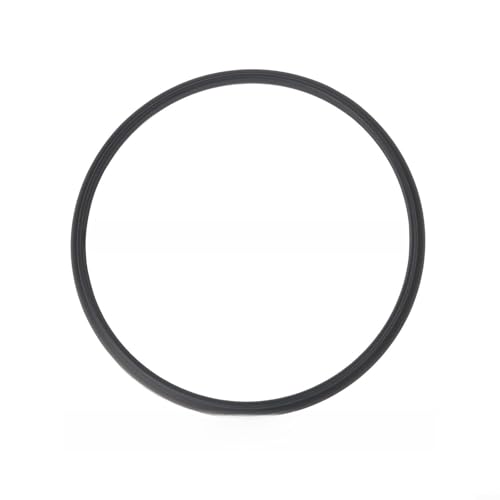 LatoYard Junta de silicona sellada para anillo Silvercrest para Monsieur Cuisine Plus, 15,5 x 15,5 cm, color negro
