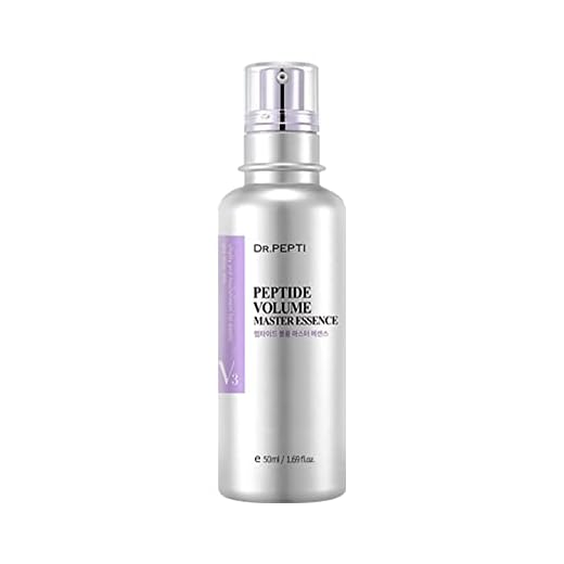 DR.PEPTI PEPTIDE VOLUME MASTER ESSENCE | Peptides Hyaluronic Acid Bubble Serum for 3D Voluminous Face | Age-Defying Facial Serums for Aging Skin | Brightening Essence Collagen Peptide Serum 1.69 Fl Oz