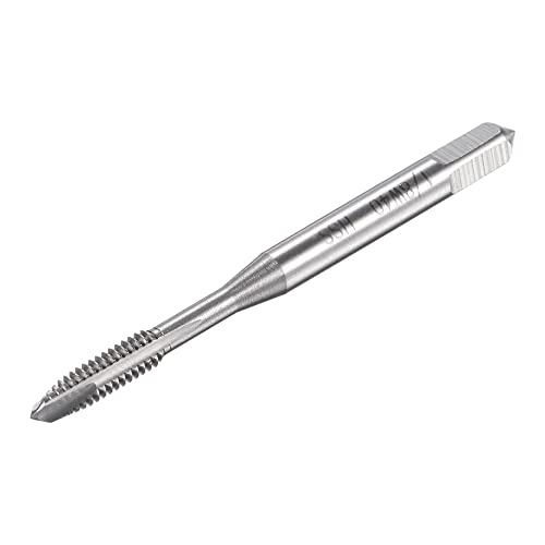 uxcell Spiral Point Threading Tap 1 8-40 BSW, HSS (High Speed Steel) Machine Thread Screw Tap 3 Straight Flutes Uncoated Tapping Tool H2 Tolerance