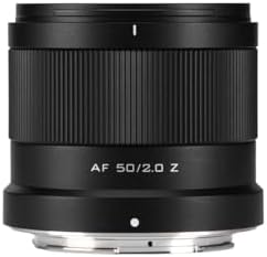 VILTROX 50mm f2.0 Z, 50mm f/2.0 Z-Mount Full Frame Camera Lens Ultra Wide Angle Auto Focus Lens for Nikon Z Mount Cameras Z5 Z50 Z6 Z6II Z7 Z7II ZFC Z30 Z9 Z8