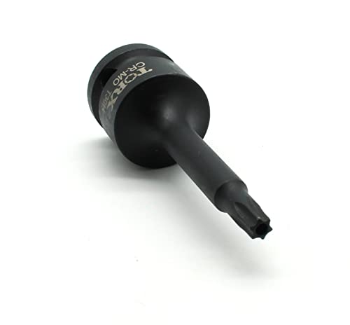 TMAX Tamper Proof T50 3 Inch Long Tamper Proof Torx Star 6 Point Black Impact Bit Socket 1/2 Inch Square Drive Auto Repair Tool - View #9