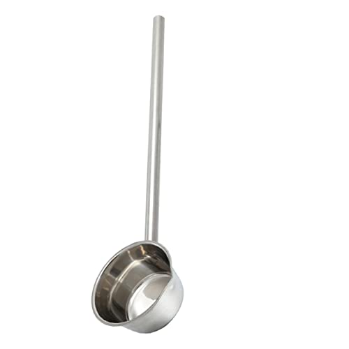 SOLUSTRE Stainless Steel Long Handle Water Dipper Capacity Kitchen and Garden Watering Spoon Scoop for Easy Serving and Watering Tasks
