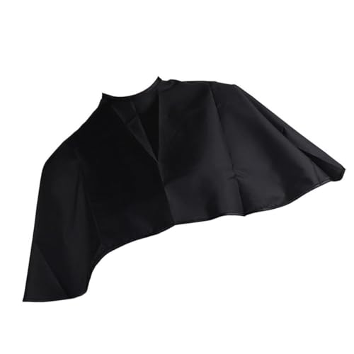 Capa impermeable para corte de cabello Abaodam negra miniatura 1