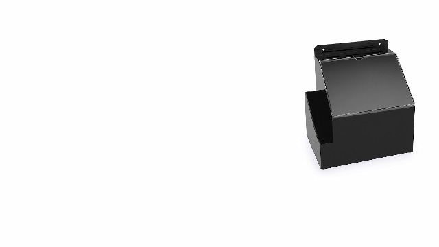 BTSKY Acrylic Suggestion Box with Lock Wall Mounted Acrylic Donation Box with 5"x7" Sign Slot Office Ballot Boxes with Side-Pocket Collection Boxes for Voting Locking Suggestion Mailbox, White