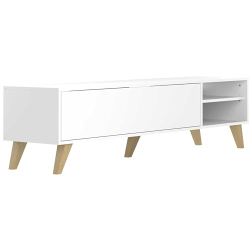 Symbiosis Prism Meuble Tv, Blanc 165x40x43,2 cm