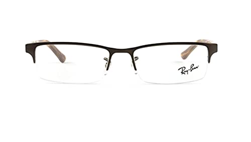 Image of Ray-Ban Highstreet RX6196-2664 Versatile Brown Frame w /Demo Lens 54MM