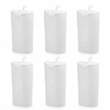 Set 6 Umidificatori per Termosifoni in Plastica 9x4x20cm - Evaporatore d'Acqua con Gancio Integrato, Compatibile con Termosifoni per il Comfort Quotidiano, Utilizzabile con Oli Essenziali
