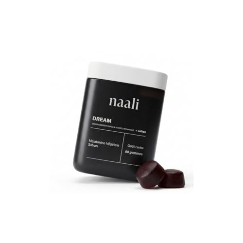 Naali Dream Gummies Sommeil – Mélatonine Végétale Safran – 60