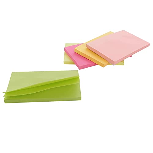 Image of Amazon Brand - Umi Sticky Notes 3 x 5 Inch Pad 4 Colors (400 Sheets)