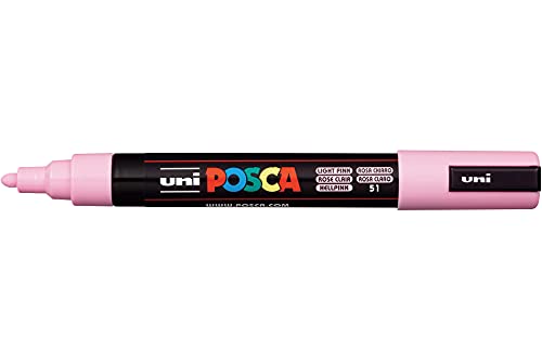 Uni-Ball Posca Medium Bullet Tip Marker - Light Pink