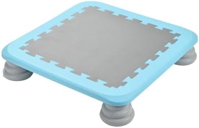Kids Trampoline Indoor – Springless Springlessbungee Rebounder with EVA+PP Jump Mat, Anti-Slip Base, Quick Setup, Portable and Easy to Store, 220lbs Capacity, Fun Fitness for Ages 3+