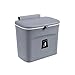 OWENRYIN Poubelle Suspendue de Cuisine Murale de Porte de ménage avec Couvercle Petite Poubelle montable sur Armoire Seau en Plastique