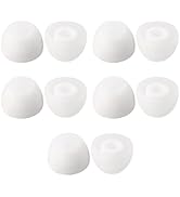 Yinyoo KBEAR 07 イヤーピース シリコンイヤホンパッド 重低音強化イヤホンキャップ 音質向上イヤーチップ柔らかい 滑り止め イヤホン ピース5ペア（M） イヤホンゴム (White...