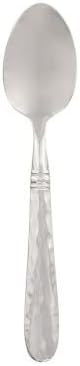 Vietri Martellato Silver Place Spoon, 7"L