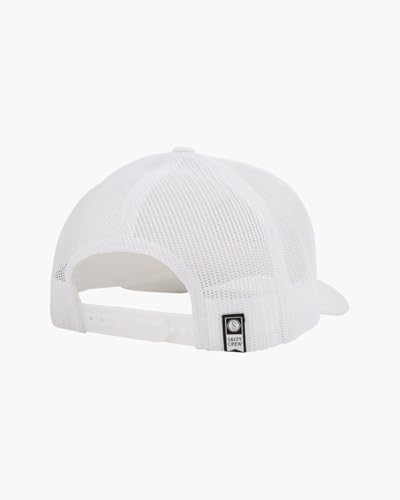 Image of Salty Crew Shark Logo Retro Trucker Hat - Unisex Adjustable Baseball Hat for Adults - Premium Cotton