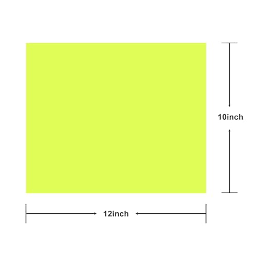 VENITOR Neon Yellow 3D Puff HTV, 3 Sheets 12