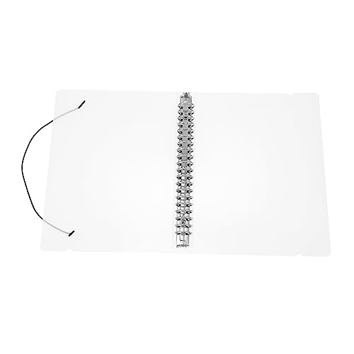 KALLORY ルーズリーフケース 仕切り付きノート ゆるい 装丁カバー プランナー メモ帳シェル book cover binder ハンドブック半透明カバー ハンドブックカバー 事務用品 pp