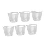 FUNNETOYU 6 Piezas Taza Medidora Transparente para Olla Arrocera Reutilizable con Precisa para Medir Arroz Líquidos y Harinas Cocina Fácil y Portátil