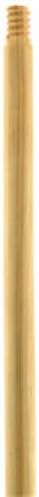 Quickie Replacement Wood Handle with Standard Thread, Durable Wood Broom Handle for Cleaning and Sweeping, Efficient Cleaning and Storage