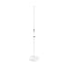 On-Stage MS7201W Round Base Microphone Stand, White