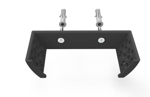Suporte Splin de Parede para Echo Dot 3 Amazon com fixação por parafusos (preto)