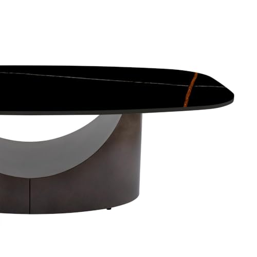Image of Wakefit Center Table | 1 Yr Warranty | Coffee Table for Living Room Wooden, Tea Table for Living Room Wooden, Sofa Table, Free Installation from Brand, Modern Multi-Functional & Wobble-Free(Colmbian)