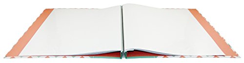 Image of MCS Expandable 10-Page Glitter Chevron Scrapbook Album with Photo Opening Cover and 12 x 12 Inch Pages, 13.5 x 12.5 Inch, Pastel