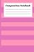composition notebook for girls kids teens students college ruled simple cover: 6 x 9 inch (15.22 x 22.86 cm) 100 pages