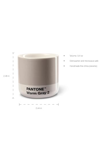 Taza Macchiato PANTONE de Porcelana Rosa Claro 100ml miniatura 6