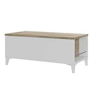 Marque Amazon – Movian Kaysa Table basse, 50 x 100 x 42 cm, Blanc