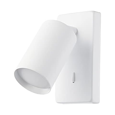 Adjustable Matt White LED Wall Light by Happy Homewares Cover
