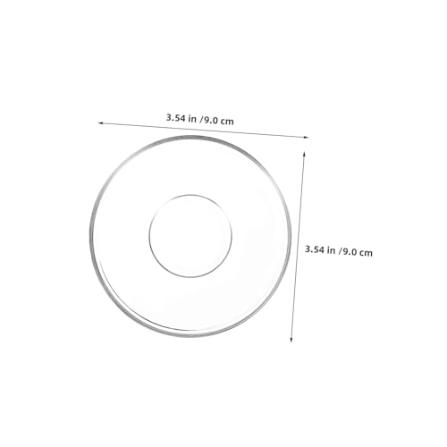Plateau à tasses à thé avec construction stable compacte en verre Uonlytech - 3