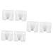 OSALADI 6 Pcs Wall Mount Camera Bracket Headset Mount Bedside Shelf Organizer Wall Beside Organizer Bed Side Shelf Phone Charger Stand Phone Wall Mount Charging Cable White Storage Box Abs