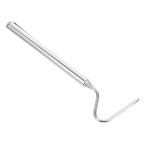 Milisten Ausziehbarer Schlangenhaken Aus Rostfreiem Stahl Und Verschleißfest Tragbares Reptilienfang Werkzeug Mit Tragfähigem Haken Für Sicheres Greifen Und Transport Kleiner Schlangen