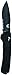 Benchmade - Vallation 407 Folding Knife, Drop-Point Blade, Serrated Edge, Black Handle, Satin Finish, Black Handle