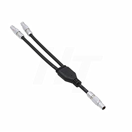 Cable divisor de 2 pines macho HangTon soluciona falta de energía en Teradek Bond