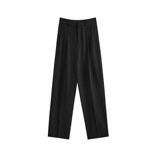 Women's High Waist Cropped Suit Pants