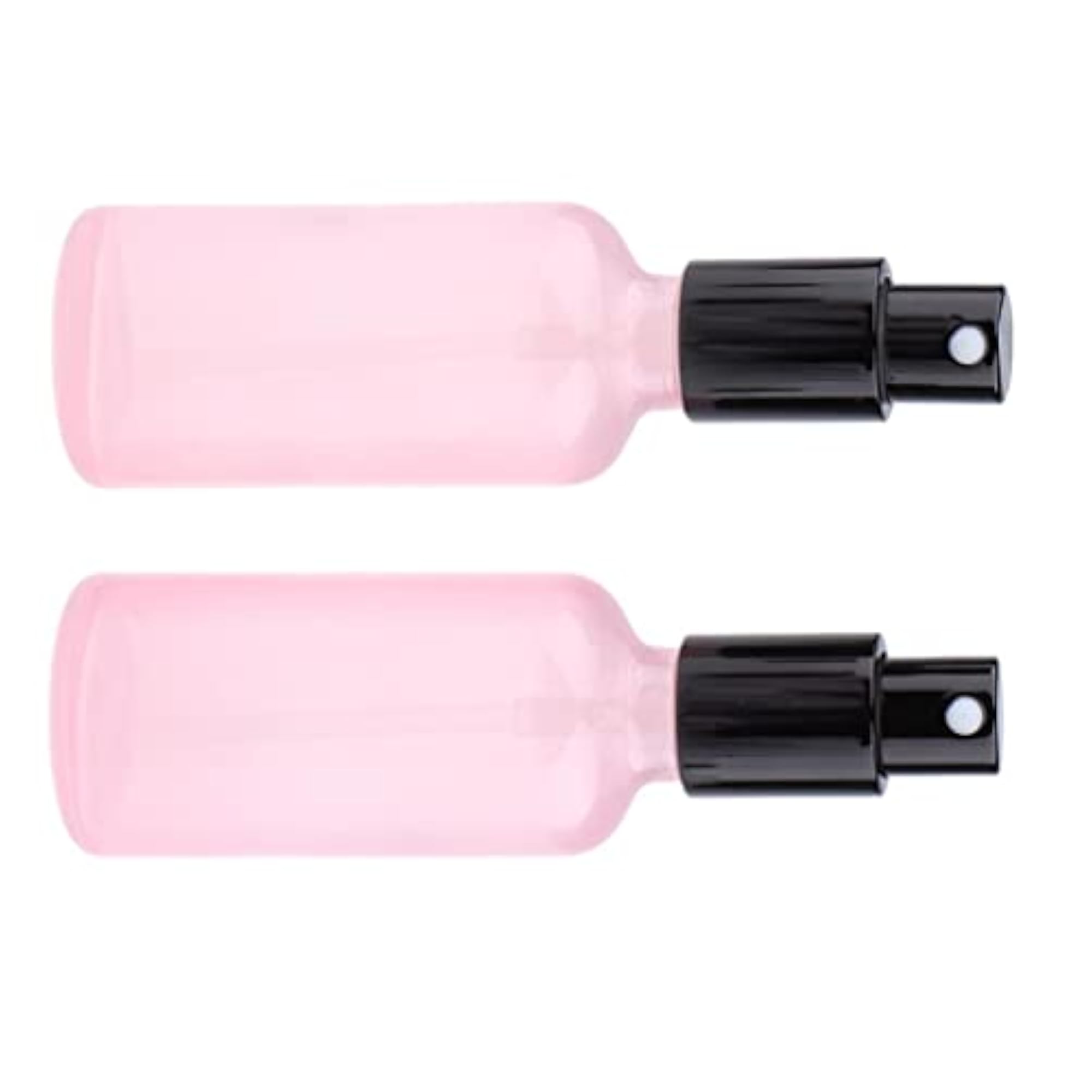 2x2pcs Empty Glass Pump Spray Bottle, 50ml