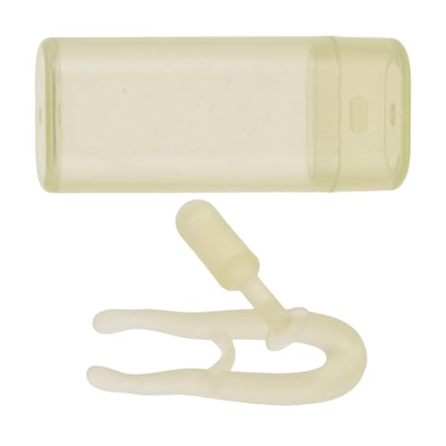 Garneck Kit Applicateur et Extracteur de Lentilles de Contact en Silicone Vert – Outil D’Aide au Retrait et à la Pose des Lentilles Souples – Accessoire Portable pour Usage Quotidien et