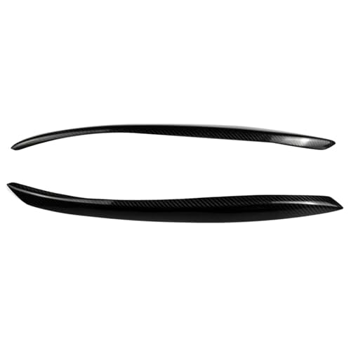 Paupières de phares compatibles Audi TT 2006-2014 cache optique carbone véritable