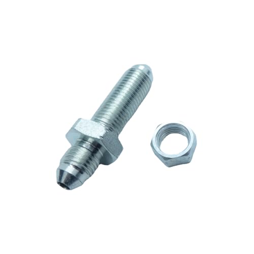 Image of 1 Piece 1 /4#4 JIC 37 Male Flare to #4 1 /4 JIC 37 Flare Bulkhead Union Adapter Straight Hydraulic Steel Fitting Connector