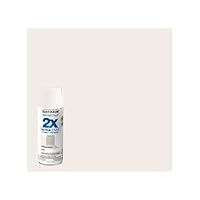 Rust-Oleum 12 oz 334071 Painter's Touch 2X Heirloom White Ultra Cover Paint + Primer Spray Paint, Satin
