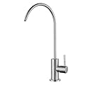 SUMERAIN Drinking Water Faucet for Kitchen Sink, NSF Certification Lead-Free SUS304 Stainless Steel Water Filter Faucet for Reverse Osmosis or Water Filtration System, Brushed Nickel Finish