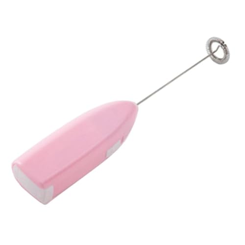 UJEAVETTE Handheld Stainless Steel Electric Egg Beater Milk Mixer Kitchen Tools Pink