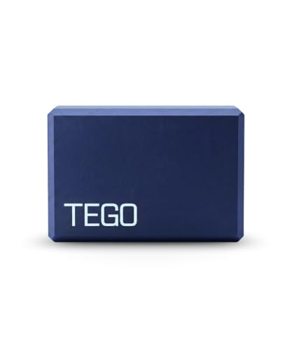 Image of TEGO Boost Yoga Block - Firm EVA - 3x6x9 Inches - Black Green - Accessory for Yoga and Pilates
