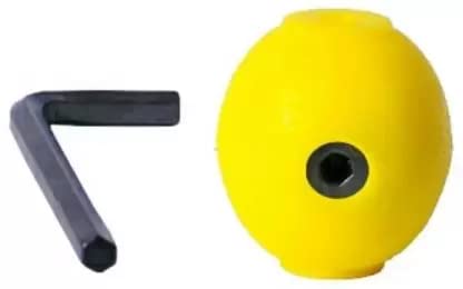 JFG Gym Machine Imported Wire Ball with L N Key Bolt Inside Heavy Duity (Yellow Colour) Set of 2pcs with L-N Key 1pcs Gym Machine Stopper-picture-21
