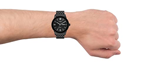 Image of TIMEX Trend Round 41mm Black Dial Analog Men Watch - TW2T50400AP